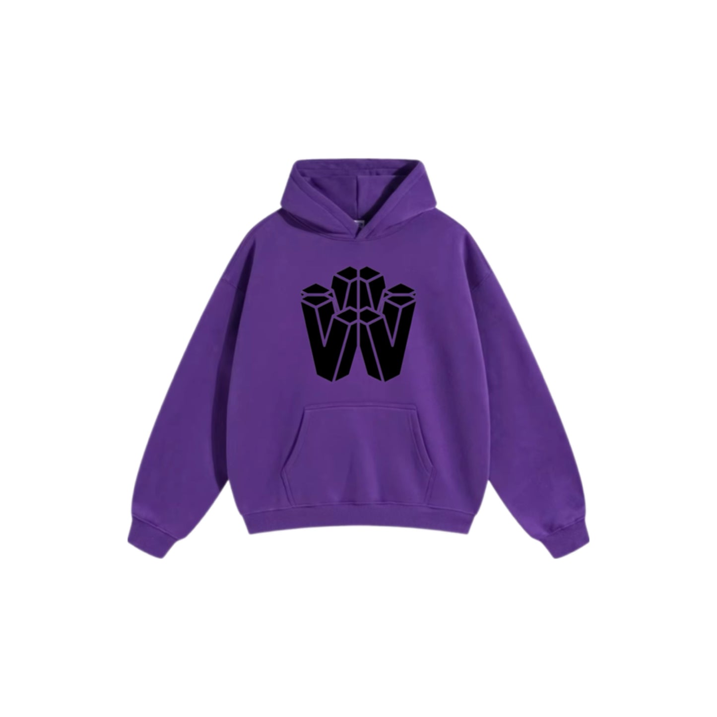 3D LOGO PULLOVER HOODIE (PURPLE)