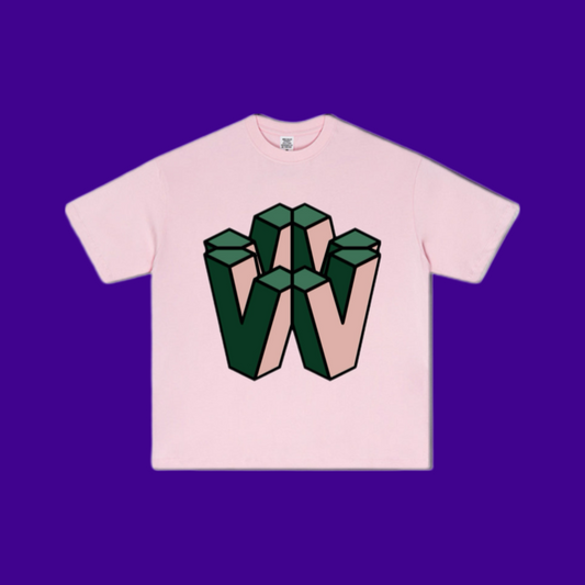 3D LOGO TEE - PINK