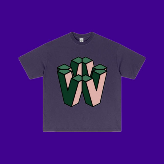 3D LOGO TEE - NAVY
