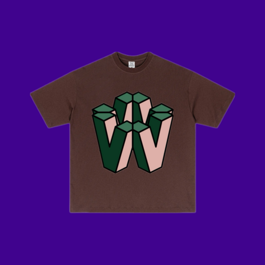 3D LOGO TEE - MOCHA